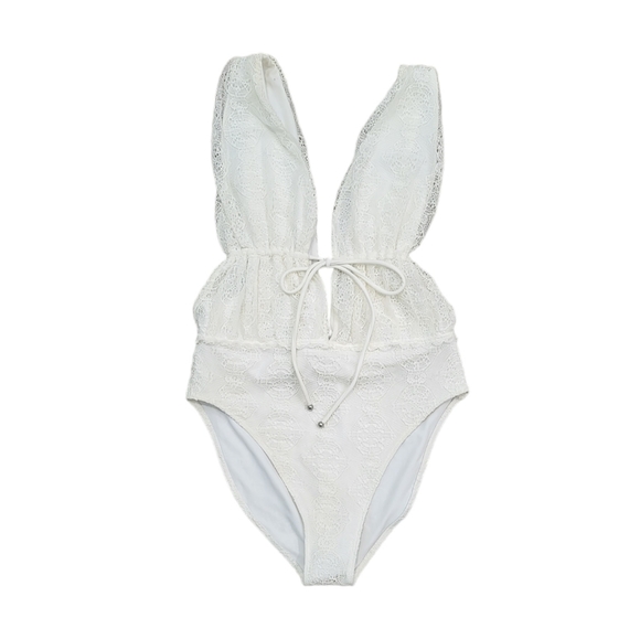 JONATHAN SIMKHAI Shelly Lace-Up One-Piece Swimsuit Small NWT - Picture 5 of 8